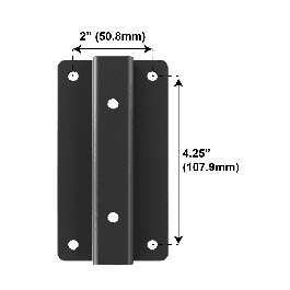 IsoAcoustics V120 Adaptador de Montaje 50x107 para Altavoces con Agujeros 2"x4¼"