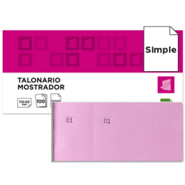 Liderpapel Talonario mostrador tl11 rosa con matriz 50x110 mm 100 hojas Precio: 8.68999978. SKU: B18JA4RHA6