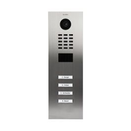 DoorBird D2104V Videoportero IP con Cámara V2A, Visión Nocturna IR, Sensor de Movimiento 10m, PoE, Acero Inoxidable IP65 IK08, Kit Montaje Precio: 1640.5906. SKU: B1HPQVBVFP