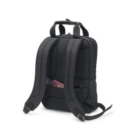 Dicota Mochila ECO Slim Pro para Portátil 12-14.1" Negro con Asa y Tirante para Hombro, Material PET, 960g