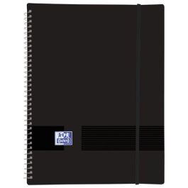 Oxford Carpeta A4 con 30 Fundas Cristal 50 Micras, Espiral, Cierre con Goma, Negro Precio: 5.59000035. SKU: B1B47BQS84