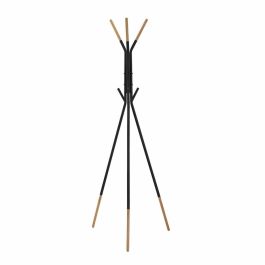 Perchero de Pie DKD Home Decor Negro Natural Acero Plástico Loft 65 x 65 x 179 cm Precio: 34.50000037. SKU: B19VP7LLVK