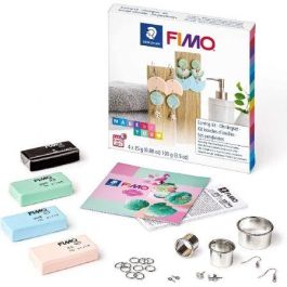 Juego Pasta de Modelar Staedtler FIMO Pendientes/ 4 Bloques 25g / Rosa/ Pálido/ Jade/ Agua/ Negro Juego Pasta de Modelar Staedtler FIMO Pendientes/ 4 Bloques 25g / Rosa/ Pálido/ Jade/ Agua/ Negro