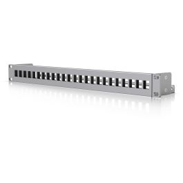 Ubiquiti UACC-Rack-Panel-Patch-Blank-24 - Panel Keystone de Policarbonato y SPCC, 1U, Color Gris