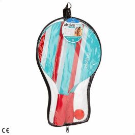 Palas playa madera sunny sun aktive con pelota 38x0,8x24cm - modelos surtidos