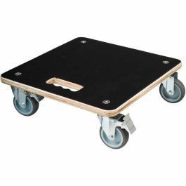 Nature 446407 Carrito para plantas cuadrado de 38x38 cm en madera negra Precio: 44.5000006. SKU: B179AJZ5F7
