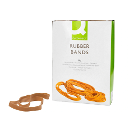 Q-connect N.18 Bandas Elásticas 1000 gr 180 x 1,6mm x16 mm