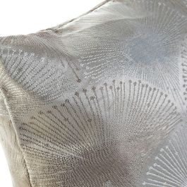 Cojín DKD Home Decor Gris Poliéster Aluminio Tradicional