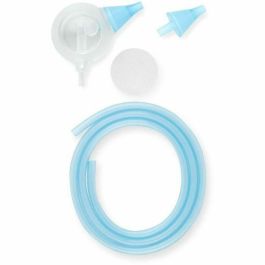 Nosiboo Pro Juego de Accesorios para Aspirador Nasal - Set de Cabeza Colibrí, Boquillas, Tubo y Malla de Aire - Azul
