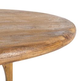 Mesa Comedor Miel Madera de Mango 125 X 125 X 76 cm