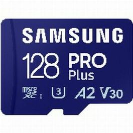 Tarjeta de Memoria Micro SD con Adaptador Samsung MicroSDHC PRO Plus 128GB