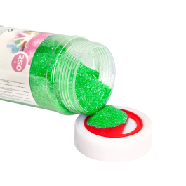 Liderpapel Purpurina fantasia verde pastel bote 250 gr