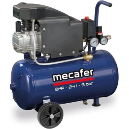 Mecafer 425793 Compresor de Aire Azul 24 L 2 HP 8 bar Precio: 141.69000054. SKU: B1GG44LBLB