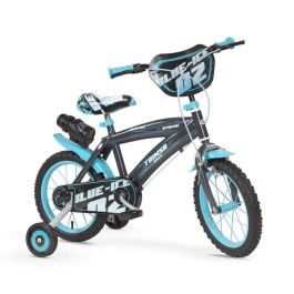 Toimsa Bicicleta Infantil Blue Ice 14 Pulgadas, Color Gris, Cuadro de Hierro Resistente, Recomendada para Niños de 4 a 6 Años