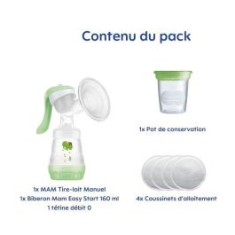 MAM Kit Extractor de Leche Manual y Kit de Lactancia Materna para Mamás – Solución Completa para una Lactancia Fácil y Cómoda