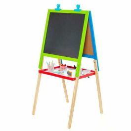 Molto Pizarra Caballete Infantil de Madera 2 en 1 para Dibujar y Aprender, 98x50x48 cm, Recomendado +3 Años