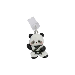 Wondee Charm Colgante para Móvil Funny Panda - Protector de Puerto Carga Tipo-C/Lightning - Accesorio Decorativo y Antipolvo