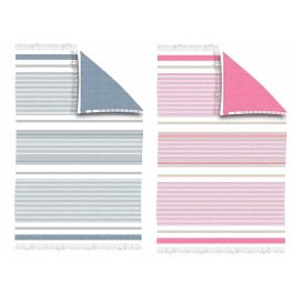 Pareo-toalla 100x150 rayas flecos kupe fucsia - modelos surtidos Precio: 10.50000006. SKU: B15WEVBRA9