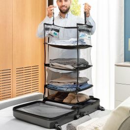 Estantería Plegable Organizadora Portátil para Equipaje Sleekbag InnovaGoods Precio: 9.89999978. SKU: V0103047