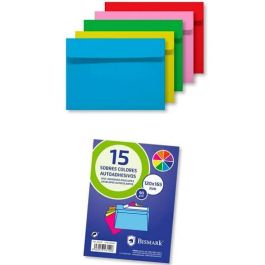 Bismark Sobre De Papel Autoadhesivo 90 gr 120x165 mm Colores 15 Sobres Surtidos Precio: 1.49999949. SKU: B1AA8LP929