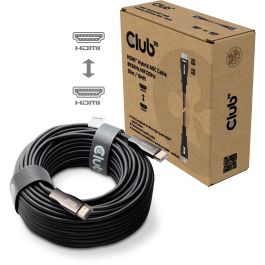 Club 3D CAC-1393 Cable HDMI a HDMI 2.1 Óptico Activo 8K60Hz UHD 50 Metros Negro