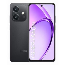 Oppo 110010347676 Smartphone A40 8GB RAM 256GB Almacenamiento 6.67" HD+ 90Hz Negro, Snapdragon 4G, 50MP Cámara, 5100mAh Batería, Resistente