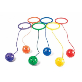 Amaya Juego Pelota con Asa Cuerda 29 cm Material Psicomotricidad