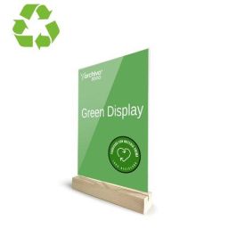 Expositor Sobremesa En Forma De T Con Base De Madera A7 Vertical Cristal/Madera Precio: 7.69000012. SKU: B1HQKEA9GQ