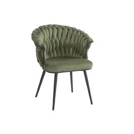 DKD Home Decor Silla Terciopelo Verde Negro Metal 66 x 84 x 60 cm Precio: 155.78999986. SKU: B1BY9T9X97