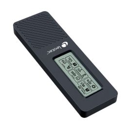 Leotec LEM2EXT01 Caja Externa para SSD M.2 NVMe con Pantalla LCD, USB-C 3.2 Gen 2 (10Gbps), compatible 2280 hasta 4TB, Aluminio