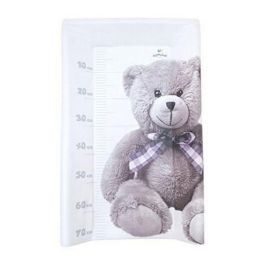 Domiva Cambiador Little Bear con Colchón para Bebé Mixto - PVC Sin Ftalatos, MDF, Espuma PU, Bordes Anticaídas, Fácil Limpieza, 50x80x10 cm