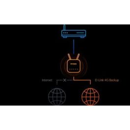 D-Link EAGLE PRO AI AX1500 Router 4G+ LTE Cat 6 Wi-Fi 6 Dual-Band Smart con SIM Libre y Asistente IA