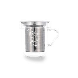 Quid Taza Serenia Vidrio con Filtro Inox 35 cL Transparente Precio: 10.50000006. SKU: S2705414