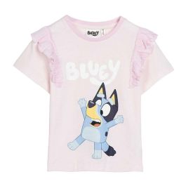 Camiseta de Manga Corta Infantil Bluey Rosa claro Precio: 6.50000021. SKU: B12BKD2QTV