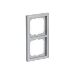 BUSCH-JAEGER BJ 1722-183K Marco 2f future linear alusilber - Marco para mecanismo de interruptor