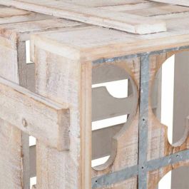 Botellero Alexandra House Living Natural Madera de abeto 43 x 32 x 33 cm 9 botellas Caja