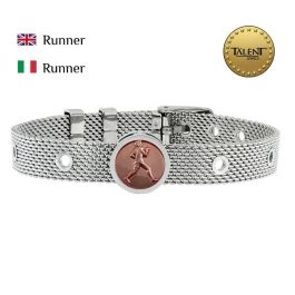 Pulsera Unisex Runner Talent Jewels TJA-1-19-02-1-235 Plateado