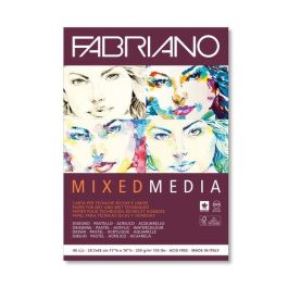 Bloc De Dibujo Fabriano Mixed Media Encolado Liso Tecnicas Mixtas (Secas Y Humedas) A3 250G 40H Precio: 14.9992648. SKU: B15GRBNFWC