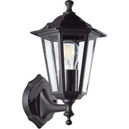Brilliant BRI4004353349379 Aplique de Exterior Carleen Negro E27 60W, Bombilla no incluida