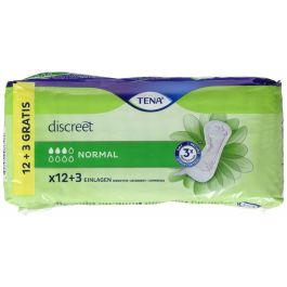 Tena Lady Compresa Incontinencia Discreet normal para Mujer, Pérdidas Moderadas, Triple Protección, 15 unidades Precio: 3.5899996. SKU: S05108811