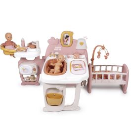Smoby 7600220394 La Casa De Los Bebés Baby Nurse con 3 áreas: comedor, baño y dormitorio, plegable y con ruedas para transportar Precio: 129.98999992. SKU: B1BHLX6GF8