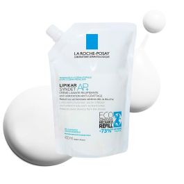 La Roche Posay LIPIKAR SYNDET AP+ Crema de Ducha Relipidizante Anti-irritaciones Piel Atópica Recarga 400 ml