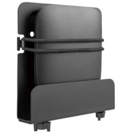 AISENS - SOPORTE UNIVERSAL DE PARED PARA MINI PC, ROUTER, NEGRO
