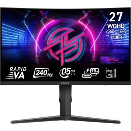 MSI 9S6-3CD04H-036 Monitor Gaming 27" Curvo 2560x1440 Wide Quad HD 0.5ms 240Hz Rapid VA