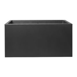 Elho ELH8711904499624 Jardinera Vivo Next Long 60 Negro L 59 x B 30 x H 29 cm, Uso Interior/Exterior, 100% Reciclado