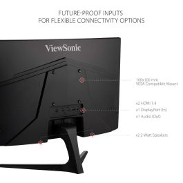 Pantalla de PC para juegos - VIEWSONIC - VX2418C - 24 VA FHD 1920 x 1080 - 1ms(MPRT) - 165Hz - HDMI/DisplayPort