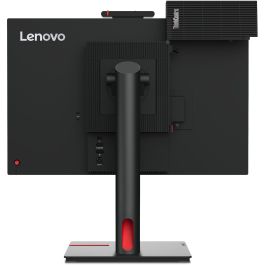 Lenovo TIO 24 Gen 5 Monitor 23.8" Full HD IPS para Tiny PC con Webcam 1080p, Micrófono y Altavoces para Videoconferencia