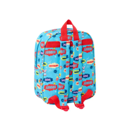 SAFTA Mochila 3D Patrulla Canina Paw Patrol 27cm Guarderia Preescolar