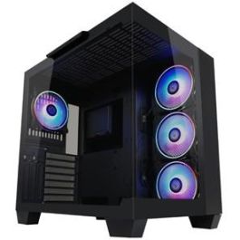 LC-Power 809B Midi Tower PC Gaming Negro ATX/EATX/microATX/Mini-ITX con Ventana Lateral y Panel de Vidrio Templado