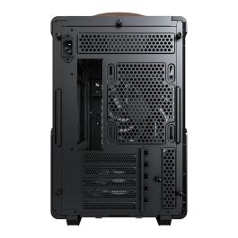Montech Heritage 30 Pro TG Black/Brown Midi Tower para PC Negro micro ATX, Mini-ITX, Imitación piel
